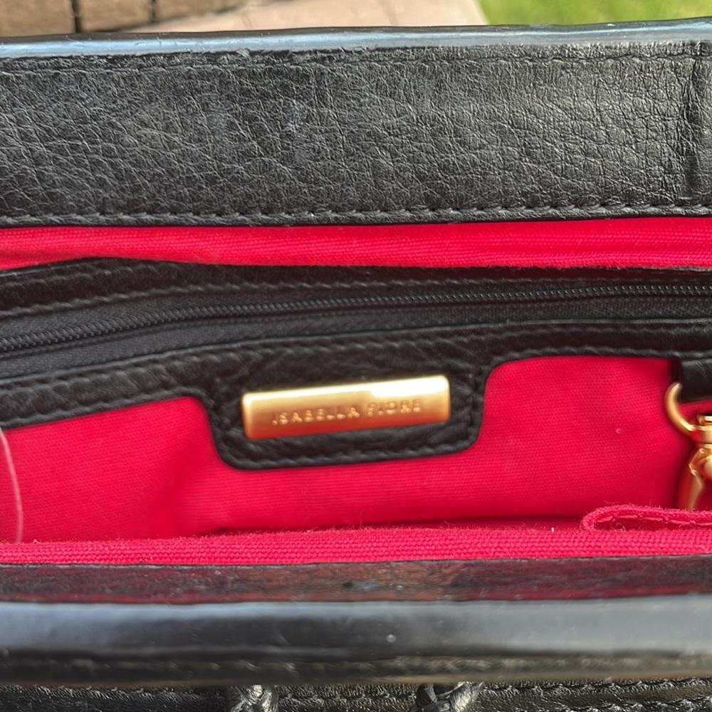 Isabella Fiore Tapestry and Leather Clutch Purse - Picture 11 of 14
